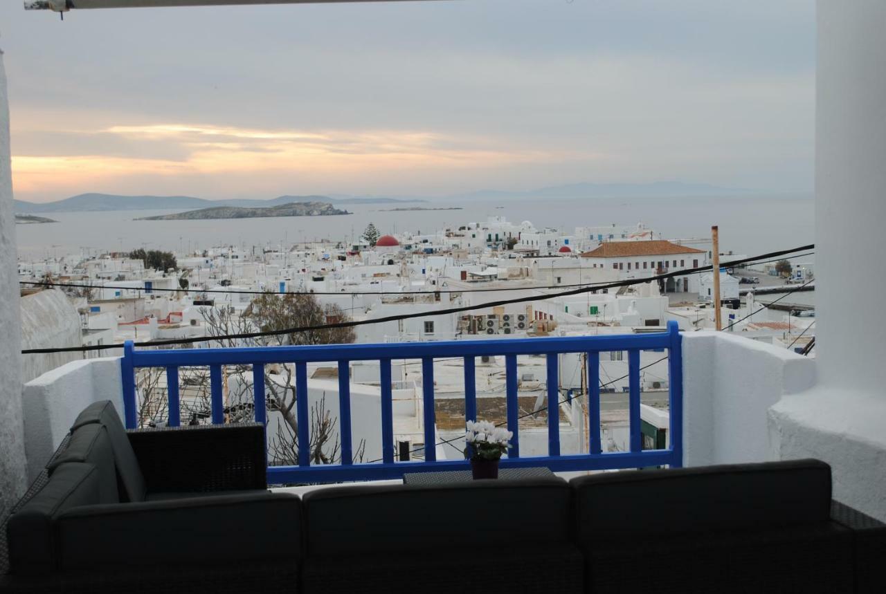 Elenitas Town House With Veranda And Sea View Mykonos Town 외부 사진