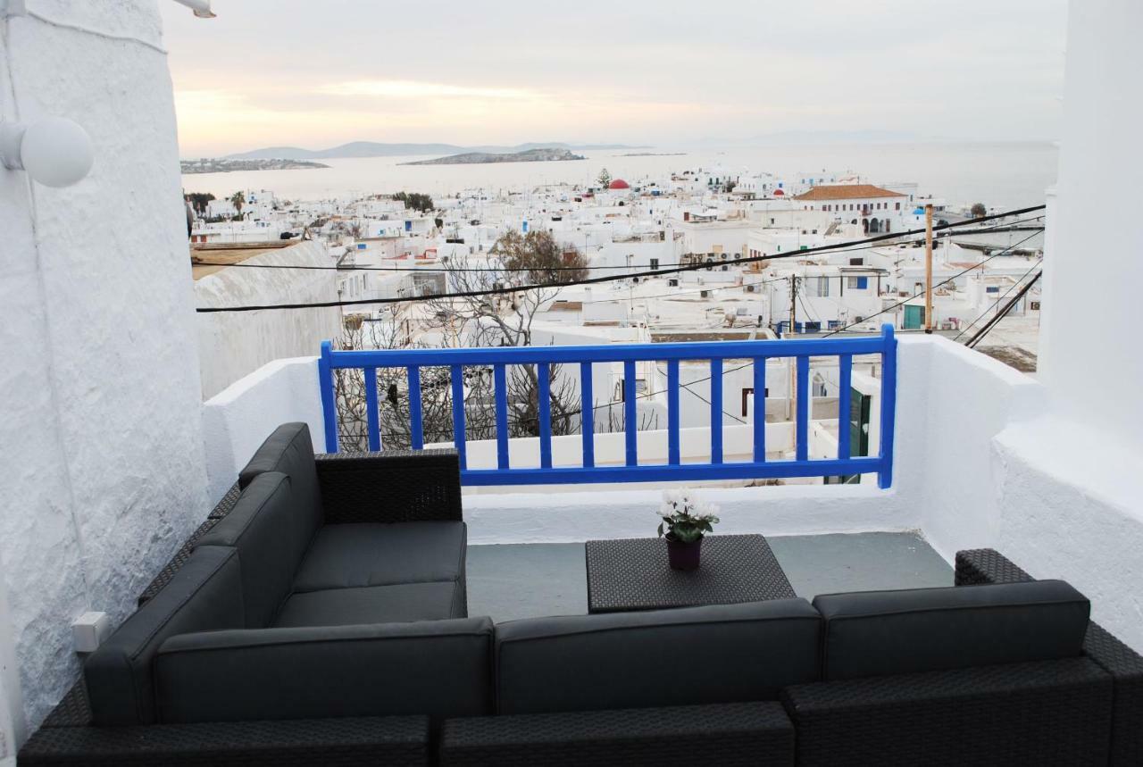 Elenitas Town House With Veranda And Sea View Mykonos Town 외부 사진